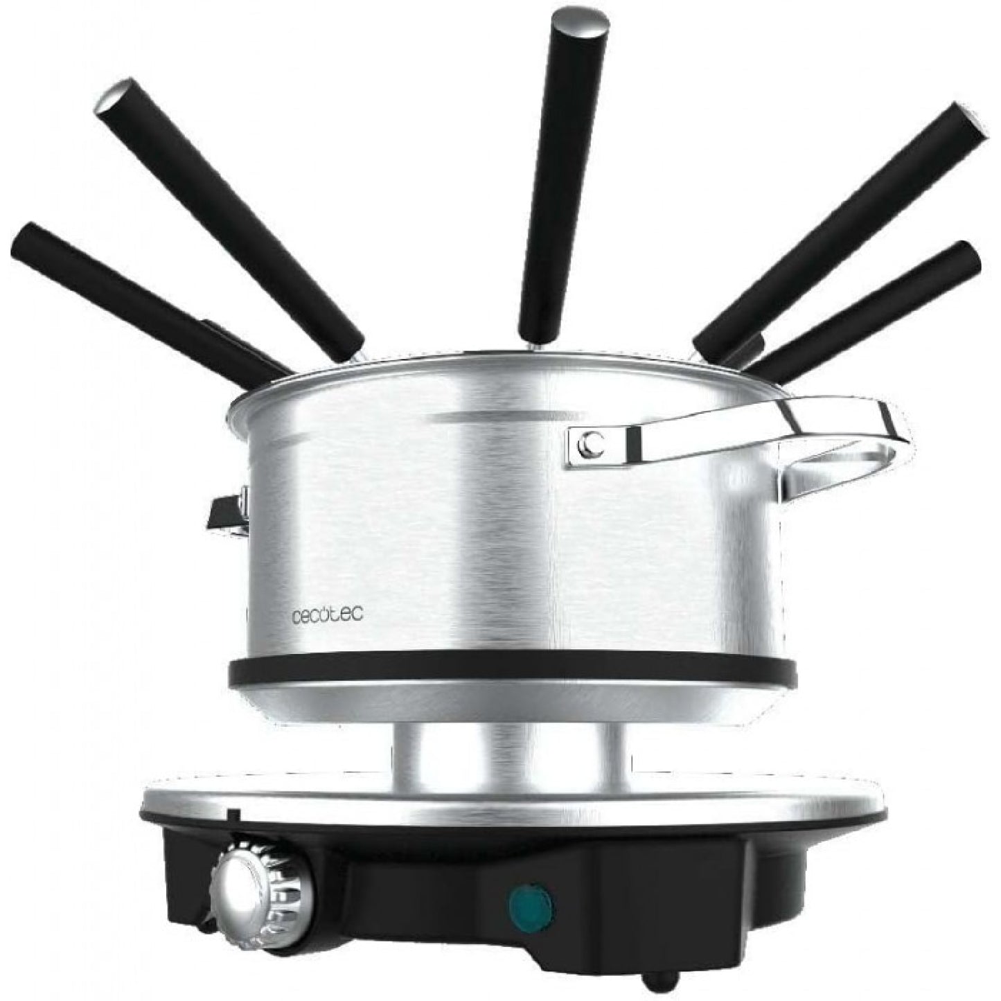 Fondue Eléctrica Para 8 Personas Fun Gourmetfondue Advance. 1500w, Capacidad 1,7l, Queso, Chocolate Y Aceite, Diseño En Acero Inox, Potencia Regulab_0