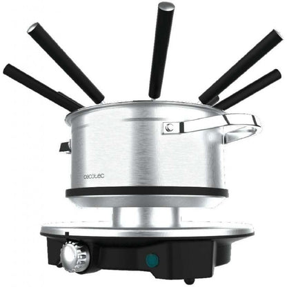 Fondue Eléctrica Para 8 Personas Fun Gourmetfondue Advance. 1500w, Capacidad 1,7l, Queso, Chocolate Y Aceite, Diseño En Acero Inox, Potencia Regulab_0