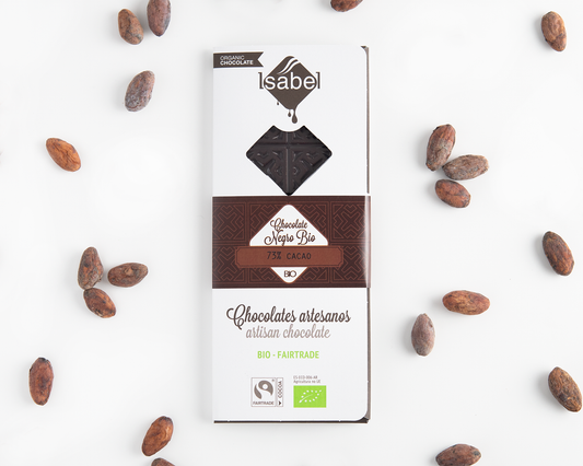 Tableta Bio chocolate negro 73% cacao_0