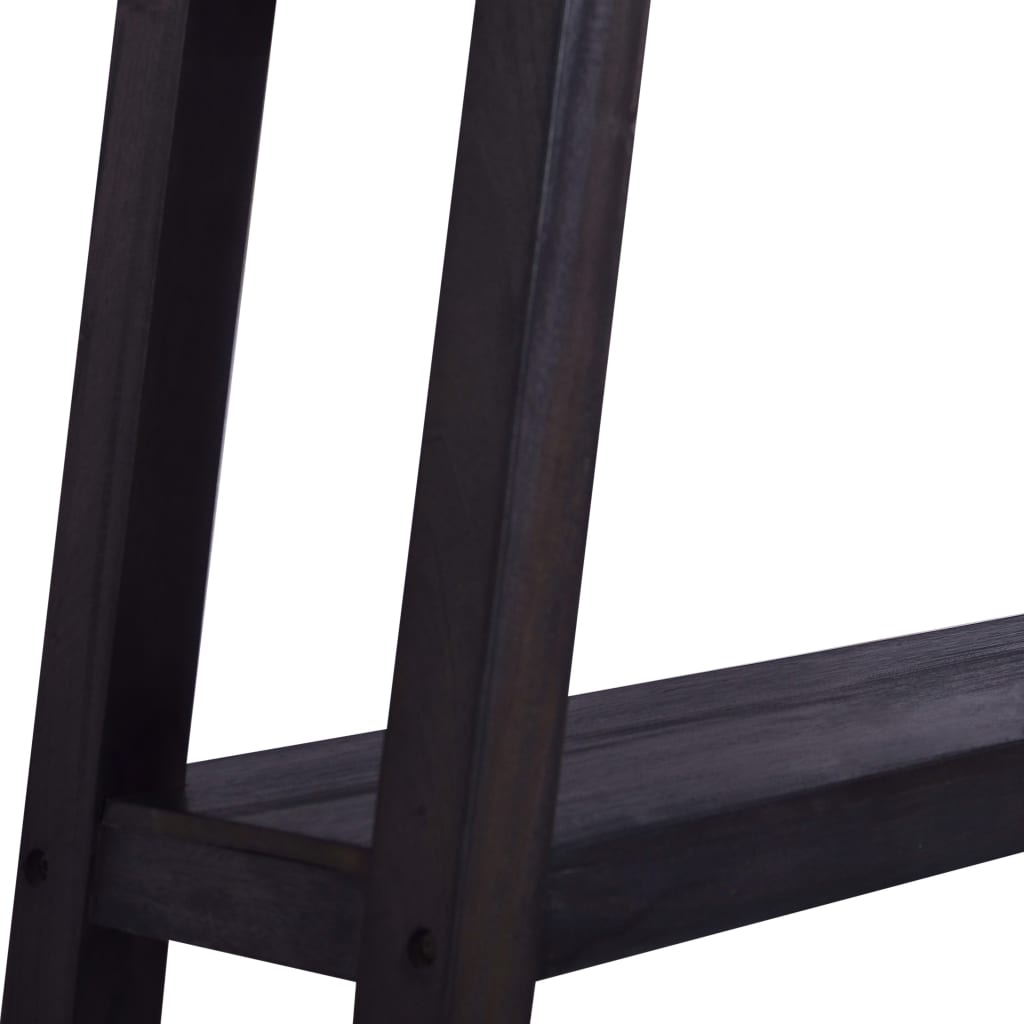 Mesa Consola De Madera Maciza De Caoba Negra 120x30x75 Cm_4
