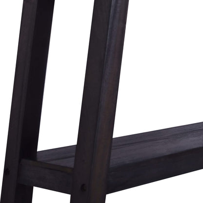Mesa Consola De Madera Maciza De Caoba Negra 120x30x75 Cm_4