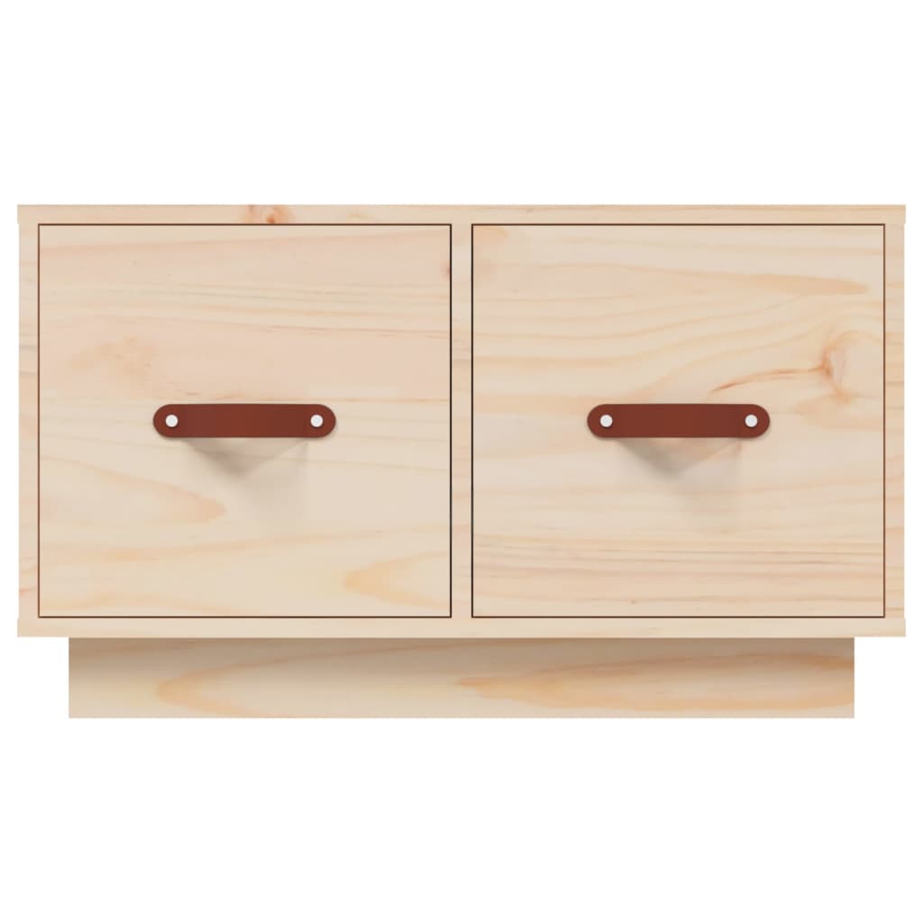 Mesa De Centro De Madera Maciza De Pino 60x53x35 Cm_4