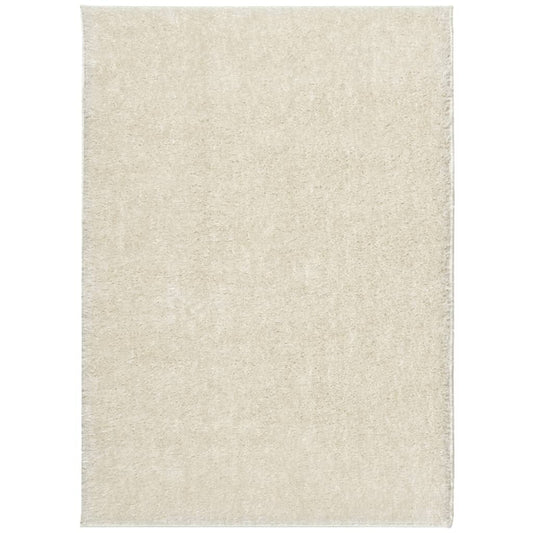 Vidaxl Alfombra Pelo Largo Aspecto Brillante Istan Crema 240x340 Cm_0
