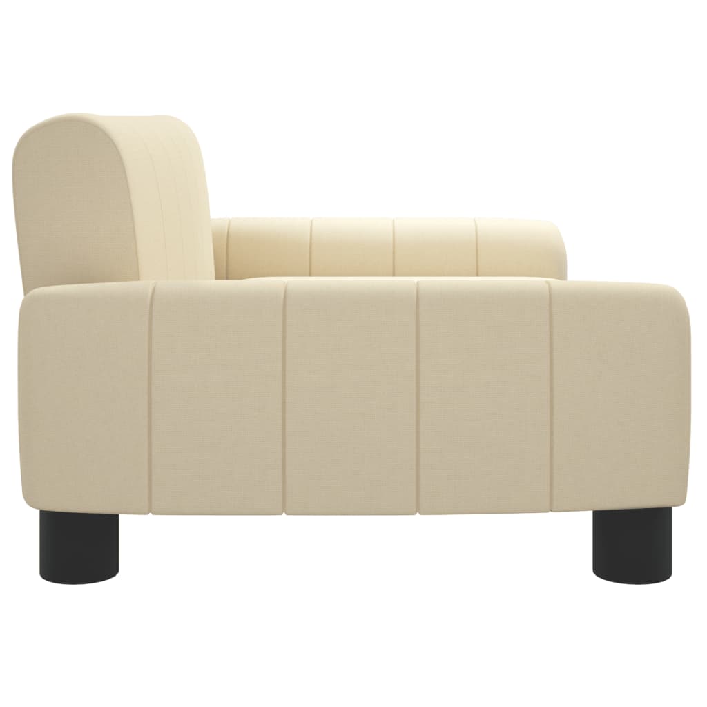Cama Para Perros De Tela Crema 70x45x30 Cm / Vetonek_3
