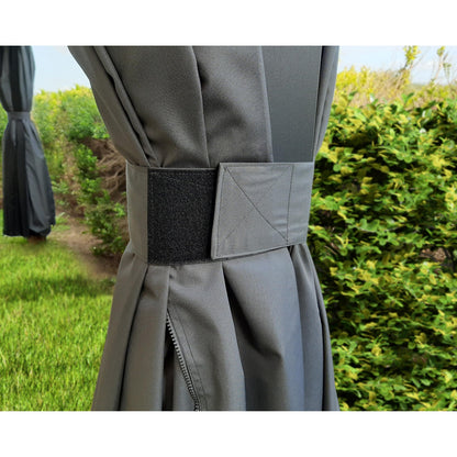 Set Cortinas para gazebo cenador Dallas 360x611 cm