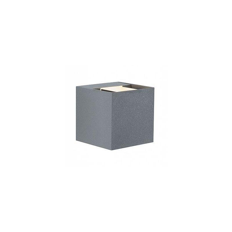 Luz De Fachada Cybo Led 2x3w Gris/aluminio_0