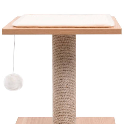 Vidaxl Rascador Para Gatos Con Alfombra Rascadora De Sisal 62 Cm_3