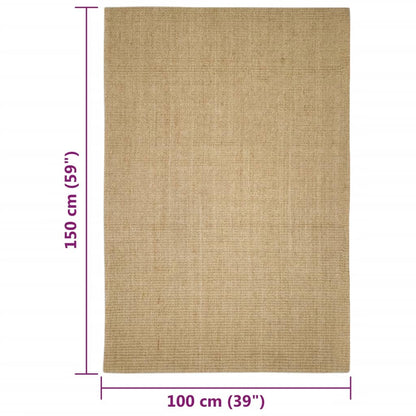 Alfombra De Sisal Para Rascador 100x150 Cm_5