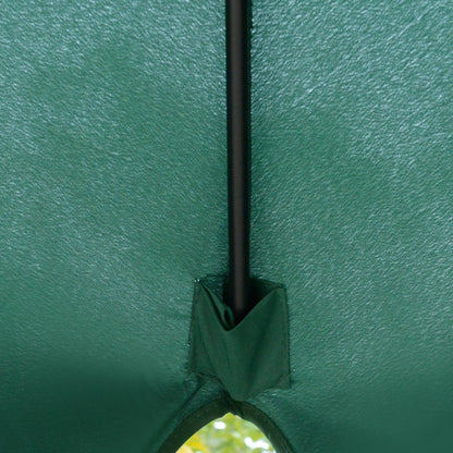 Outsunny Sombrilla De Jardín De Aluminio Ø266x248,5 Cm Con Ángulo Ajustable_3