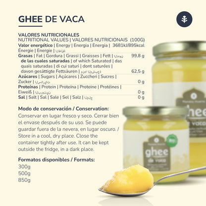 Pack 6x Ghee mantequilla clarificada ECO Planeta Huerto 500 g