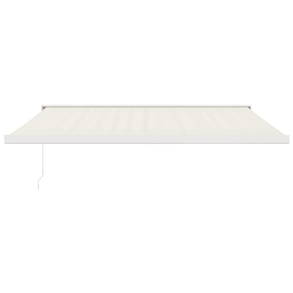 Toldo Retráctil Aluminio Y Tela Color Crema 4x3 M_2