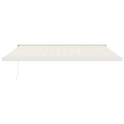 Toldo Retráctil Aluminio Y Tela Color Crema 4x3 M_2