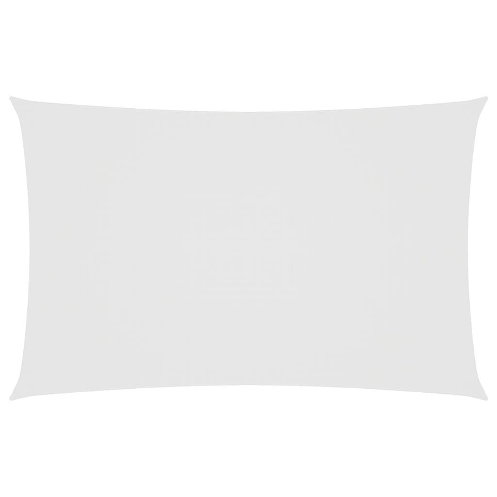 Vidaxl Toldo De Vela Rectangular Tela Oxford Blanco 5x8 M_0
