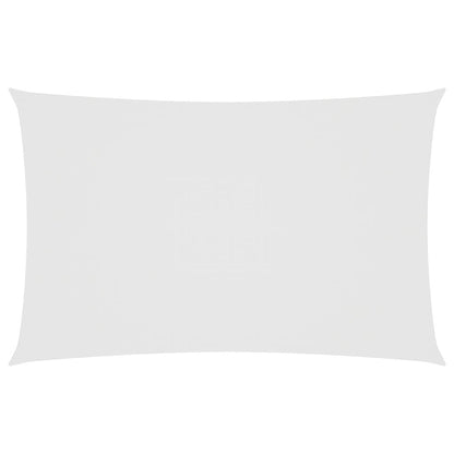 Vidaxl Toldo De Vela Rectangular Tela Oxford Blanco 5x8 M_0