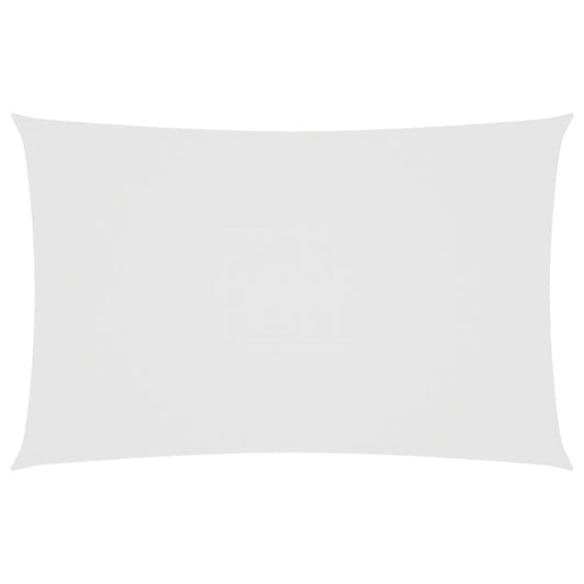 Vidaxl Toldo De Vela Rectangular Tela Oxford Blanco 5x8 M_0
