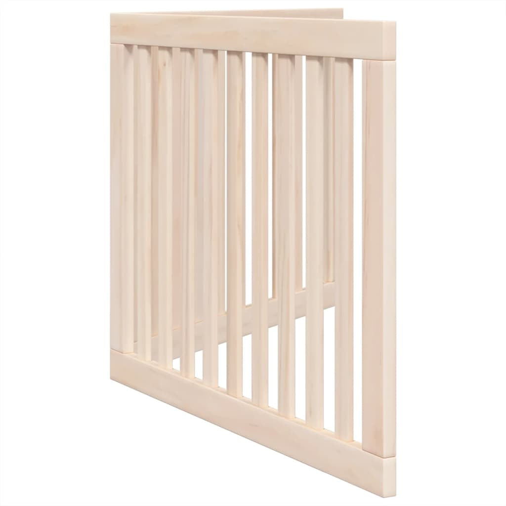 Vidaxl Puerta Para Perros Plegable De 2 Paneles, 160 Cm, Madera De Álamo_4