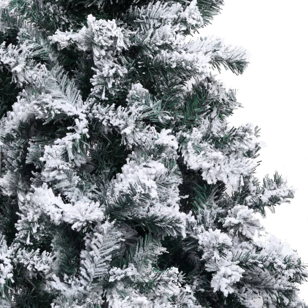 Vidaxl Árbol De Navidad Artificial Verde Con Nieve 180 Cm_3