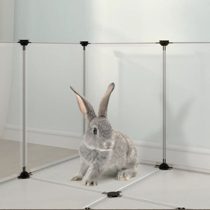 Vidaxl Jaula Animales Pequeños Transparente Pp Y Acero 144x74x46,5 Cm_5