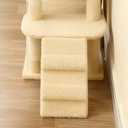 Pawhut Árbol Rascador Para Gatos Grande Altura 170 Cm Beige_4