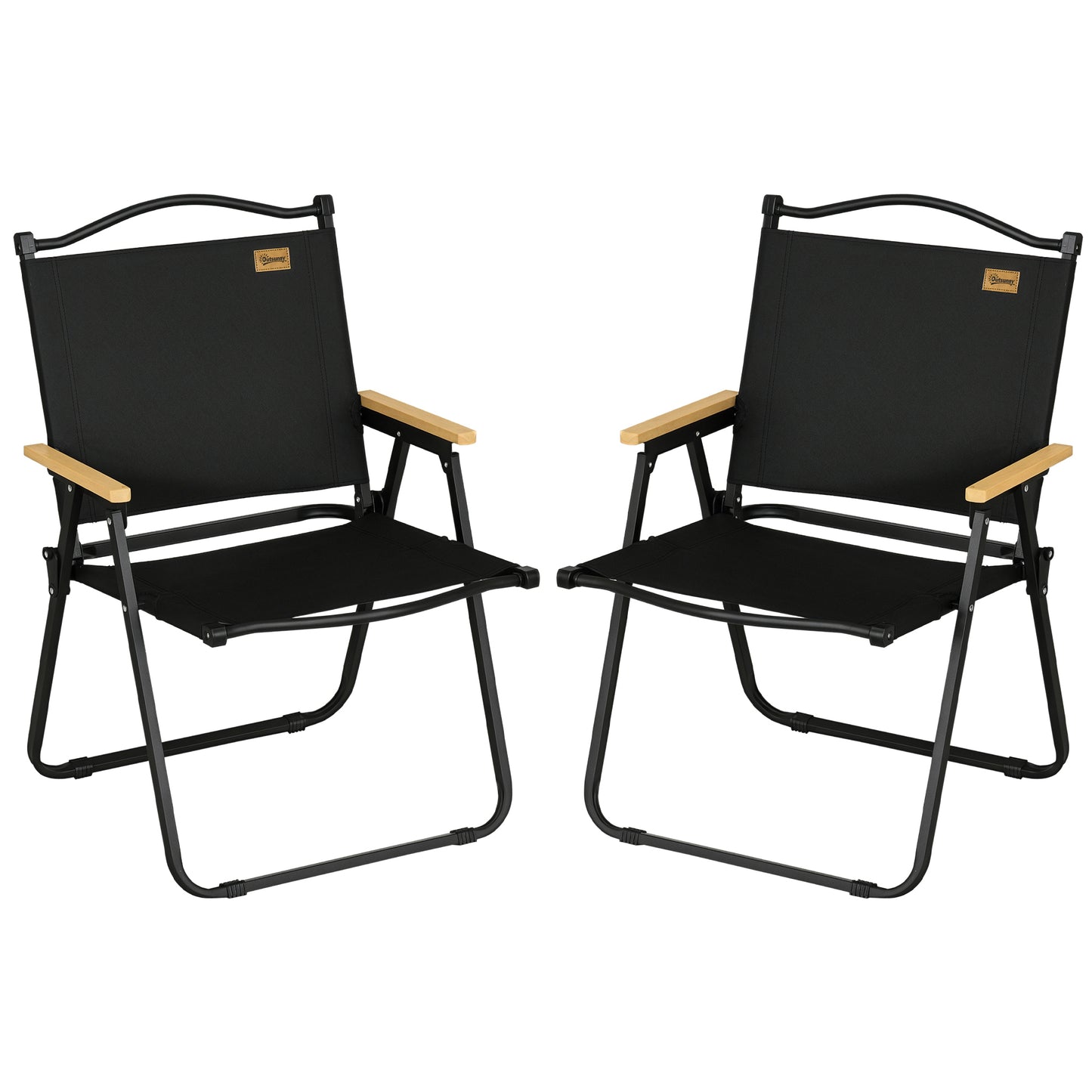 Outsunny Pack De 2 Sillas Plegable De Camping_0