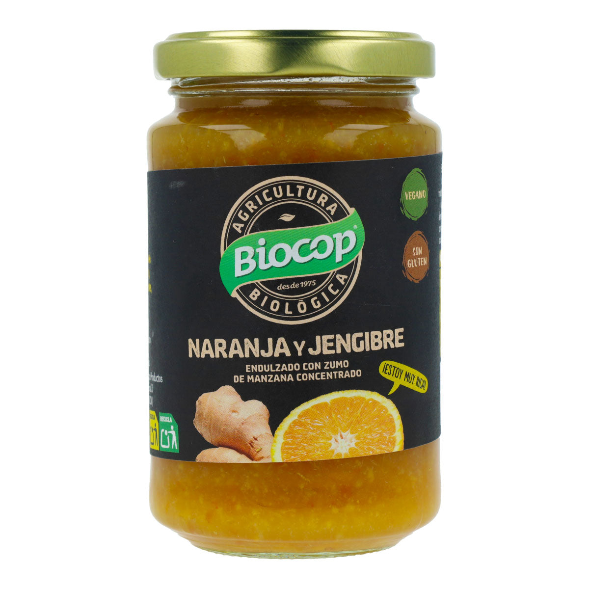 Compota de Naranja y Jengibre BIO Biocop, 265 g