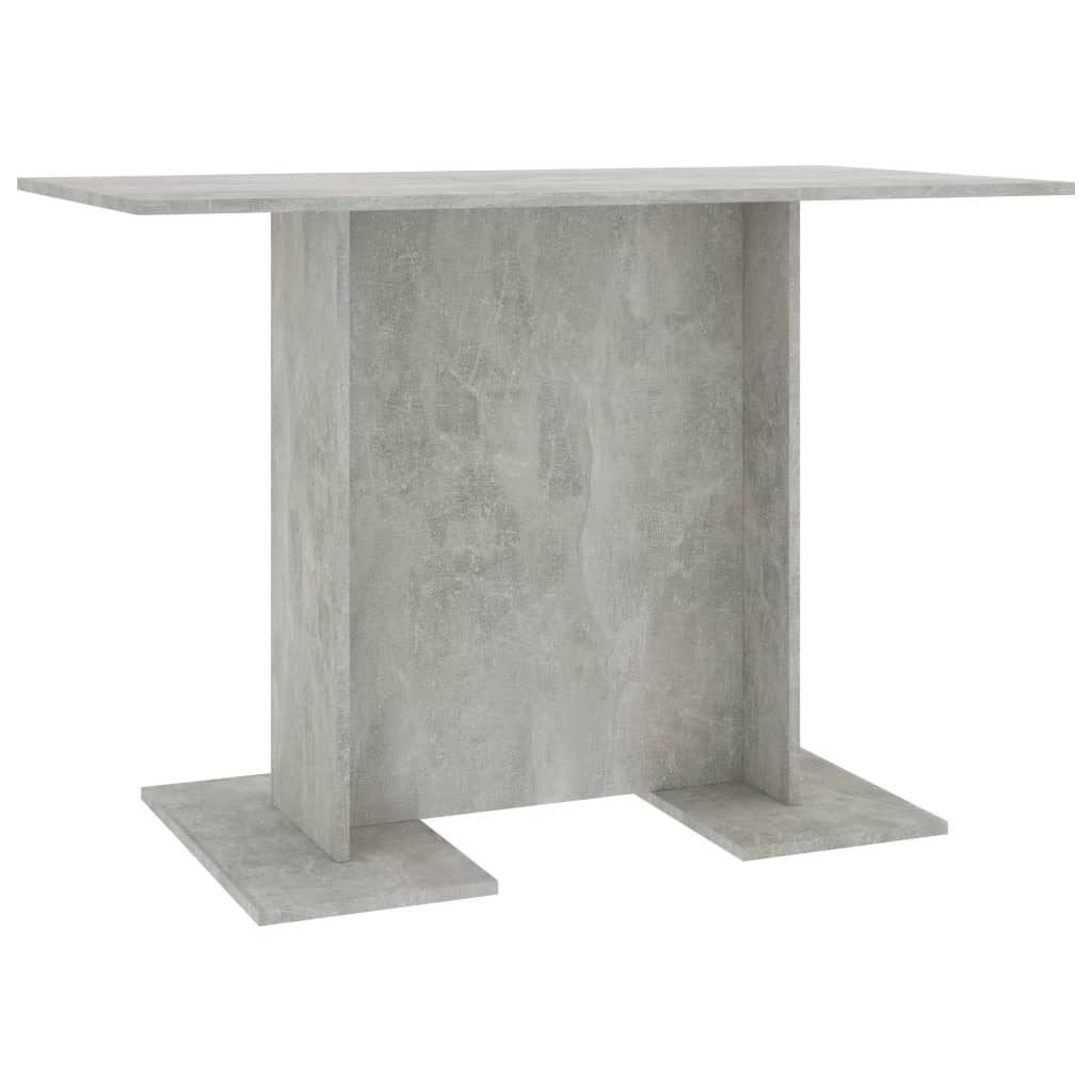 Mesa De Comedor De Madera Gris Hormigón 110x60x75 Cm_0
