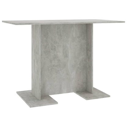 Mesa De Comedor De Madera Gris Hormigón 110x60x75 Cm_0