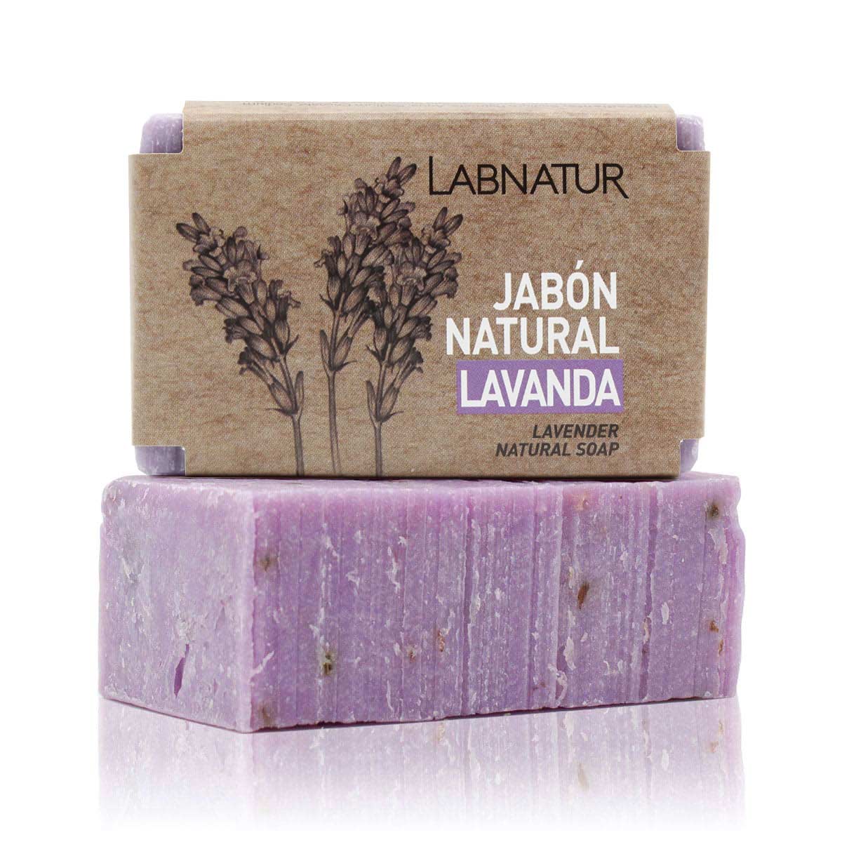 Jabón Natural Lavanda Labnatur 100 g | Relajante | Limpieza Suave | Piel Equilibrada_0