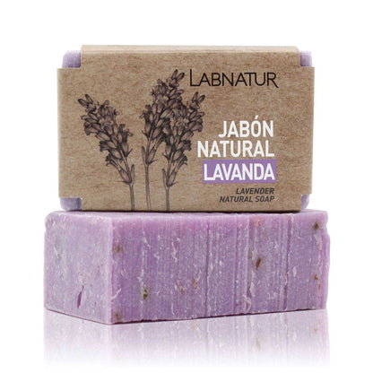 Jabón Natural Lavanda Labnatur 100 g | Relajante | Limpieza Suave | Piel Equilibrada_0