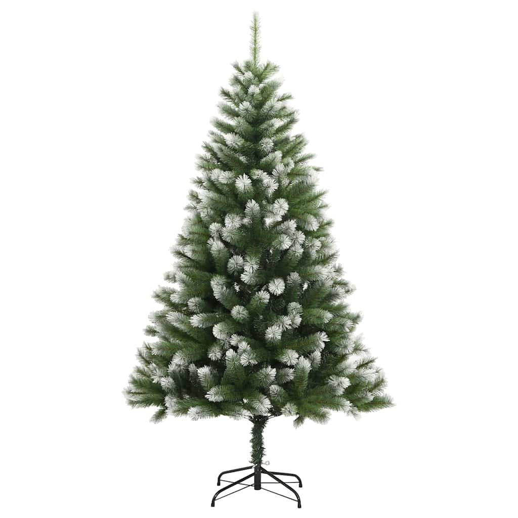 Vidaxl Árbol De Navidad Artificial Con Bisagras 300 Led Y Bolas 240 Cm_4