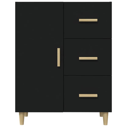 Aparador De Madera De Ingeniería Negro 69,5x34x90 Cm / Vetonek_1