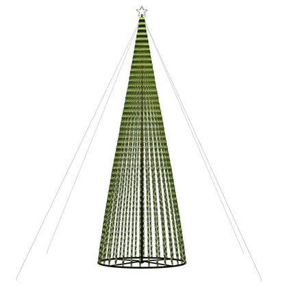 Vidaxl Árbol De Navidad Led 1544 Leds Blanco Cálido 500 Cm_4