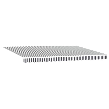 Toldo Retráctil Aluminio Y Tela Gris Antracita Y Blanco 5x3 M_3