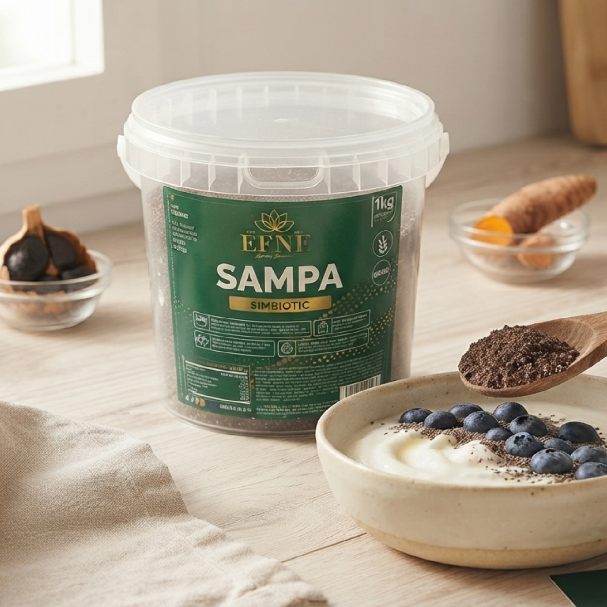 Nutrición Consciente Y Fermentación Viva En Un Solo Envase. El Simbiotic Sampa Es Una Mezcla Integral Y Ecológica De Cer_3