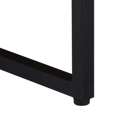 Mesa De Centro Madera Maciza De Acacia 110x110x36 Cm_3