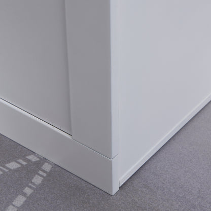 Pawhut Comedero Elevado Para Perros Con 2 Tazones 60x30x41 Cm Blanco_4