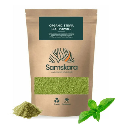 Stevia En Polvo Bio - 100g | Endulzante Natural Ecológico Vegano, Alternativa Al Azúcar Refinado, Sin Gluten_0