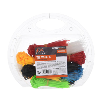 Well Home Juego De 1200 Bridas En Varios Colores