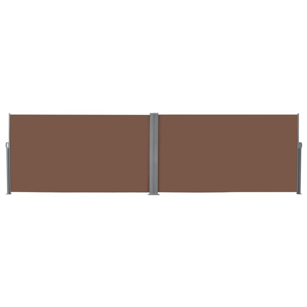 Vidaxl Toldo Lateral Retráctil 160x600 Cm Marrón_1