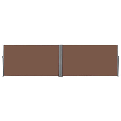 Vidaxl Toldo Lateral Retráctil 160x600 Cm Marrón_1