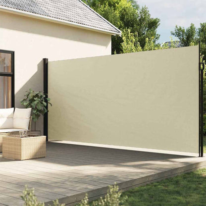 Vidaxl Toldo Lateral Retráctil Crema 200x600 Cm_1