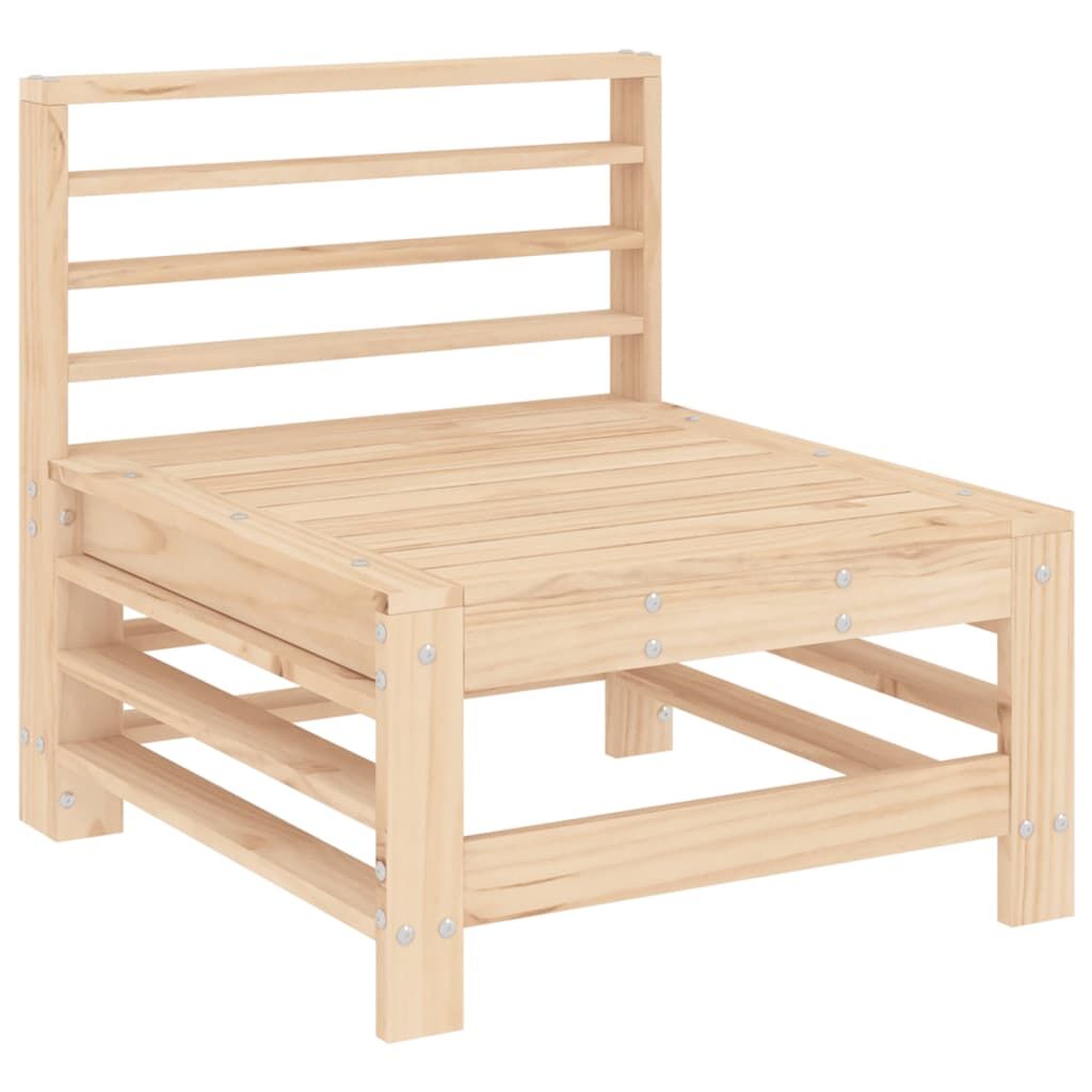 Vidaxl Juego De Muebles De Jardín 6 Piezas Madera Maciza De Pino_3