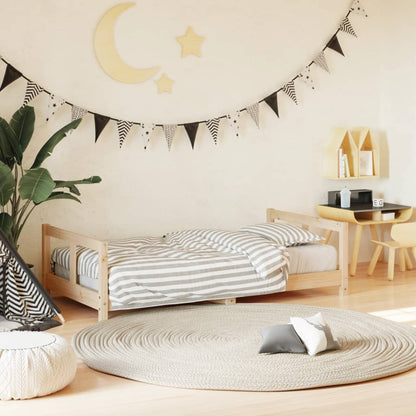 Vidaxl Estructura De Cama Para Niños Madera Maciza De Pino 80x160 Cm_1