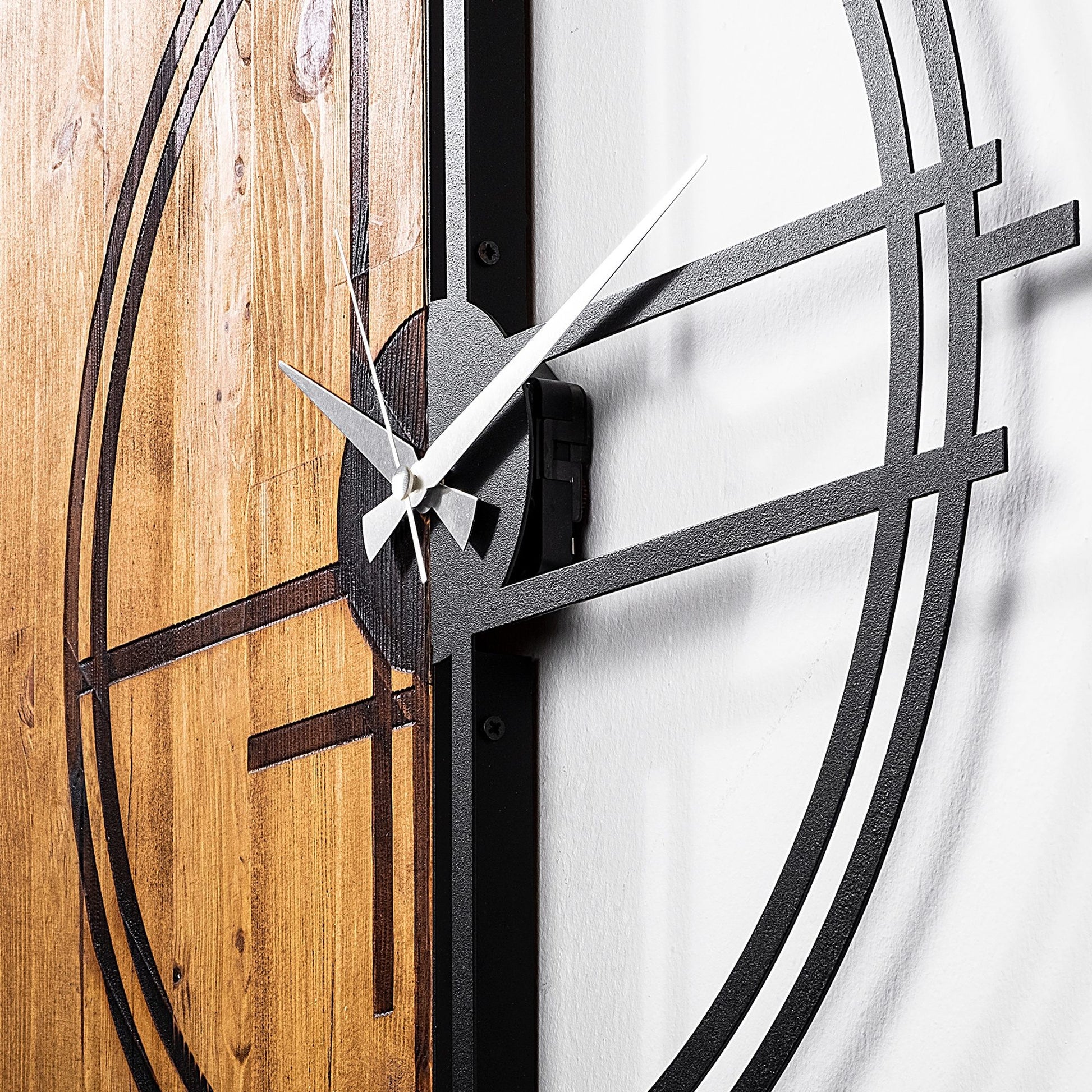 Reloj De Pared Madera Circular_3