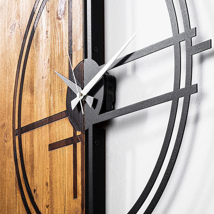 Reloj De Pared Madera Circular_3