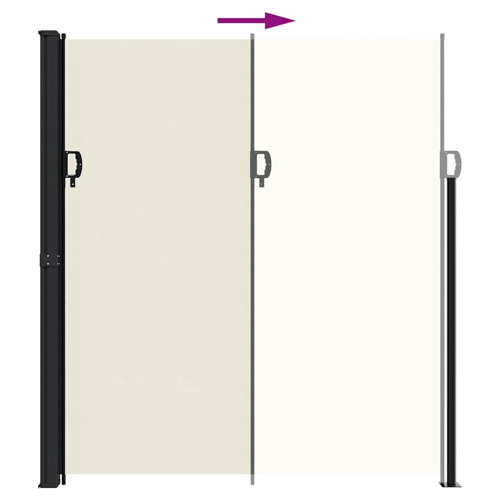 Vidaxl Toldo Lateral Retráctil Crema 220x500 Cm_4
