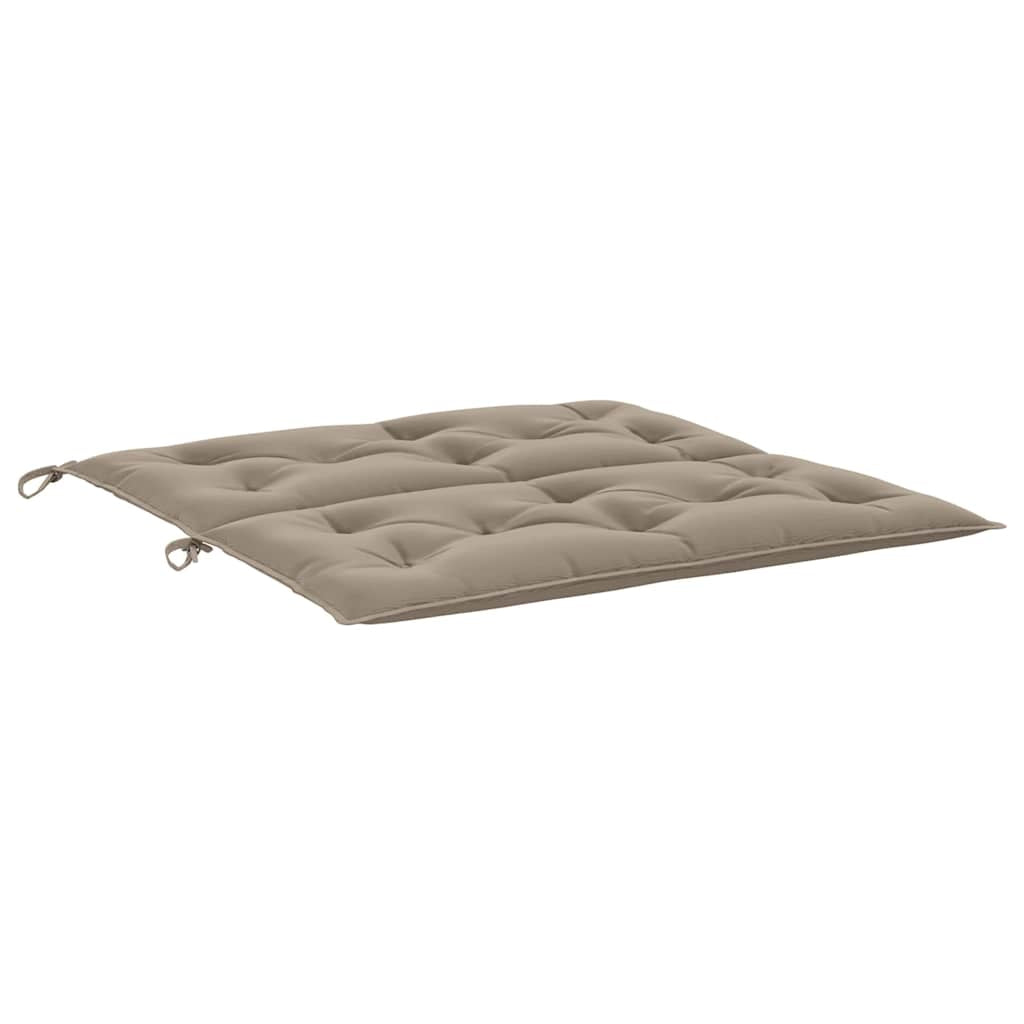 Vidaxl Cojín De Banco De Jardín Tela Oxford Taupe 100x(50+50)x7 Cm_3