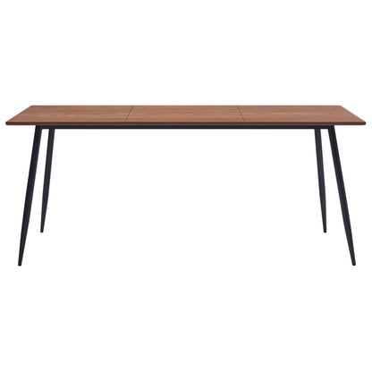 Mesa De Comedor De Mdf Marrón 200x100x75 Cm_0