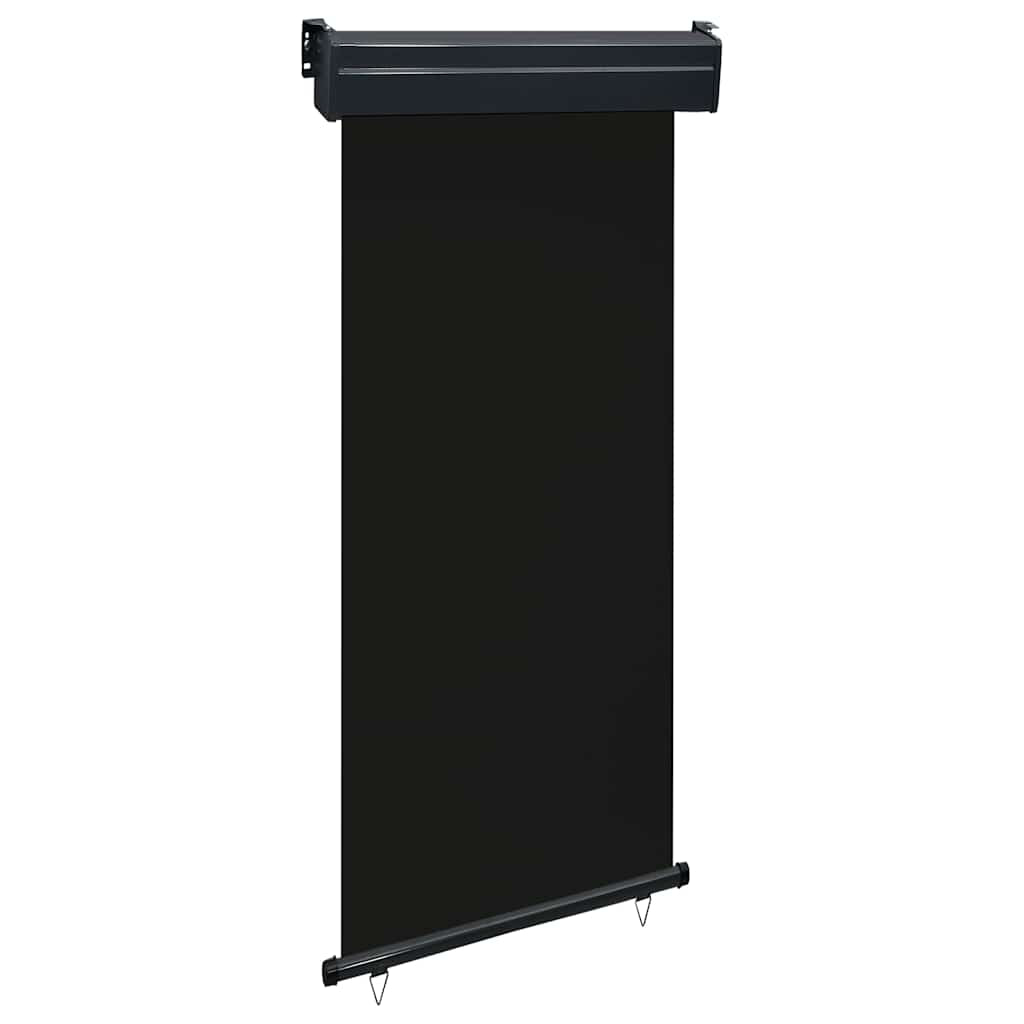 Vidaxl Toldo Lateral De Balcón Negro 105x250 Cm_0