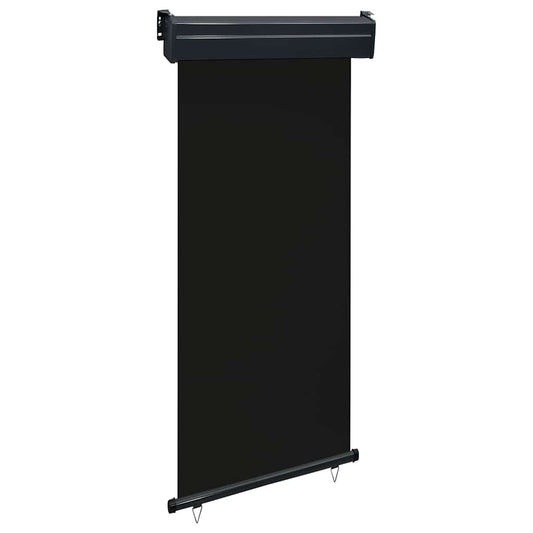 Vidaxl Toldo Lateral De Balcón Negro 105x250 Cm_0